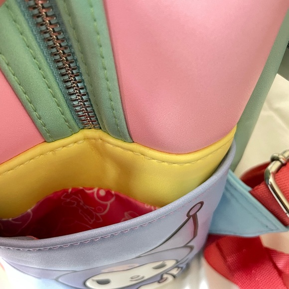 Sanrio Hello Kitty My Melody & Friends Kuromi Mini Color Backpack by Loungefly - Picture 9 of 16